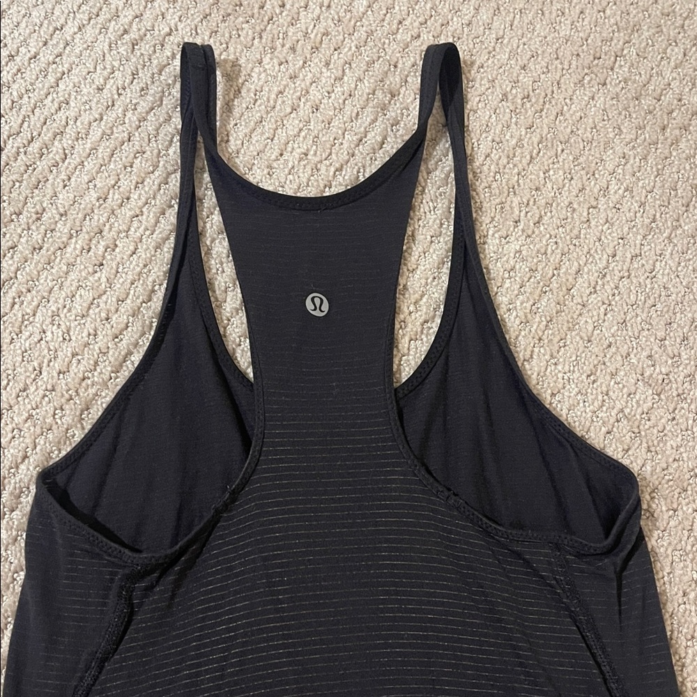 lululemon athletica Black Tank Top